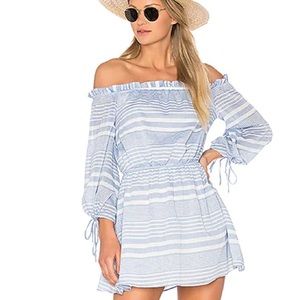 Lovers + Friends | Dresses | Nwt Lovers Friends Blue Ruffle Dress | Poshmark